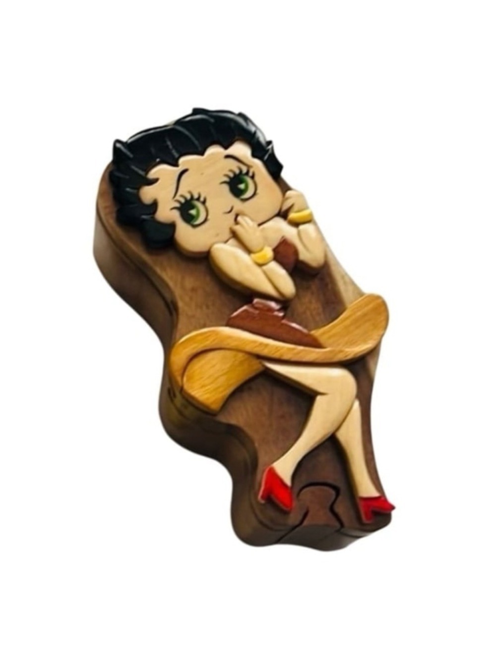 Betty Boop Artisan Wood Puzzle/Trinket Collection